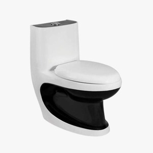 Inodoros al por mayor Artículos sanitarios Baño Doble descarga Cerámica Una pieza Armario de agua blanca WC Asiento de inodoro de una pieza a precio barato - Product Image 5