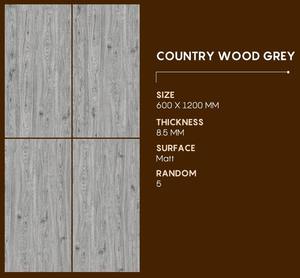 Azulejos y accesorios Azulejos de dormitorio 600X1200 Azulejo de suelo de porcelana con aspecto de madera rústica de gran formato para el hogar de la India - Product Image 1