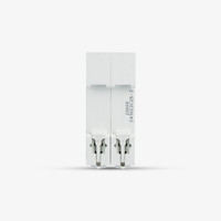 Disjoncteur à double levier ignifuge avec prise murale 230/400V 6A, indice de protection IP20, pour usage domestique, protection contre les surcharges