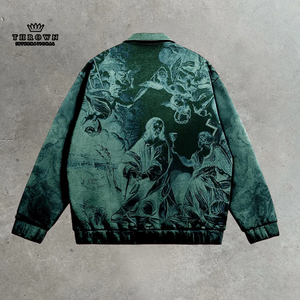 2024 Hàng Đầu Mùa Đông Giản Dị Bông Preppy Cổ Áo Phong Cách Thư Varsity Áo Khoác Thiết Kế Thời Trang Dây Kéo Hip Hop OEM Odm Mới Nhất Thời Trang Phố - Product Image 4