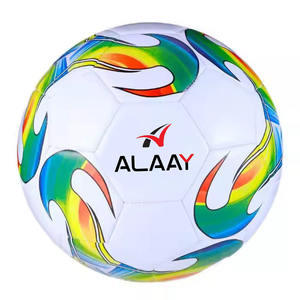 Alaay Hot Sale Men's and Women's Football Match Standard Size <b>Weight</b> Training Match <b>Ball</b> Promotional Custom PU Leather Football - Product Image 1