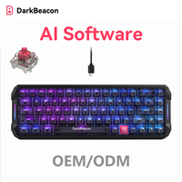 Blade 68 65 Percent Mechanical Keyboard Quiet Linear Switches RGB Gaming Keyboard Featuring AI-Enhanced Software Controls Spill