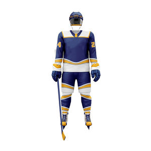 Uniforme de Hockey sobre Hielo Transpirable de Secado Rápido y Ecológico, Nuevo Estilo, 100% Poliéster, Unisex, Adulto, Servicio OEM, Gran Venta - Product Image 4