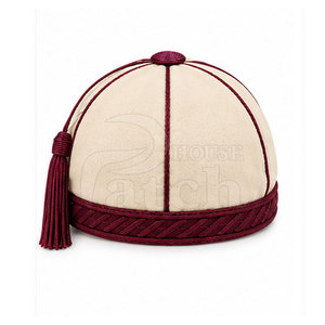 Classic Honour <b>Hat</b> Traditional Ceremonial Formal Headwear With Decorative Piping Crown <b>Band</b> Tassel Custom Presentation Design - Product Image 3