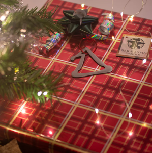 Vente en gros d'ornement suspendu en métal argenté pour la décoration d'arbre de Noël d'Inde - Product Image 3