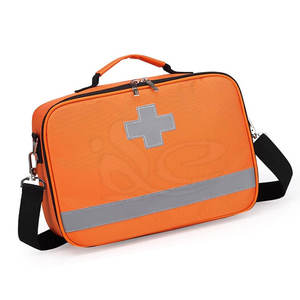 Bolsa de primeros auxilios ligera naranja Nylon de alta calidad con forro de algodón cómodo Cierre de cremallera Durabilidad superior - Product Image 6