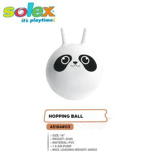 SOLEX OEM PVC INFLATABLE 18INCH OUTDOOR KIDS TOY BOUNCY BALL HOPPING BALL with AIR PUMP - Product Image 2