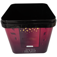 Seau et couvercle en PP IML recyclable anti-effraction de 10 litres, carré, DKK10500, avec couleur personnalisée pour l'emballage du tabac