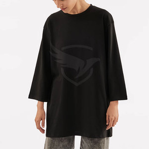 T-shirts surdimensionnés pour femmes, style tendance, taille personnalisée, respirants, coupe ample, haute qualité, en stock - Product Image 2