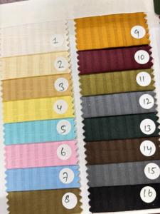 Tela de sarga teñida de hilo de algodón 100% de alta calidad Diseño a cuadros y rayas para camisas casuales para hombres - Product Image 4