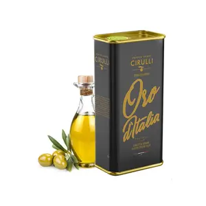 Miglior prezzo puro olio essenziale di oliva vergine all'ingrosso chiaro oro giallo 3 litri imballaggio di latta pronto per la vendita