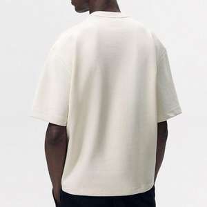 DTG เสื้อยืดผ้าฝ้าย100% วินเทจผ้าคอตตอนพิมพ์ลาย DTG โลโก้ออกแบบได้ตามต้องการเสื้อผ้าแนวสตรีทโอเวอร์ไซส์สำหรับผู้ชายผ้าถัก - Product Image 2