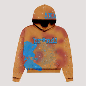 2025 vente en gros de haute qualité 480GSM 100% coton fermeture éclair surdimensionné à capuche respirant thermique polaire tissu - Product Image 2