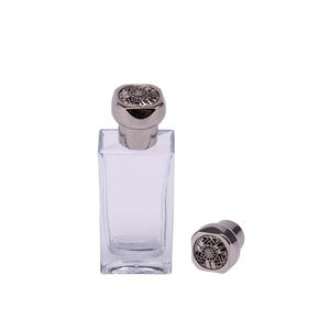 Everyday Elegant <b>Glass</b> Perfume <b>Bottles</b> <b>with</b> Zinc-Alloy Metal Crown Cap Pump Sprayer and Customizable <b>Lids</b> - Product Image 5