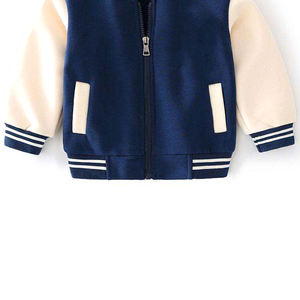 Chaqueta Varsity Infantil Personalizable al por Mayor, Multicolor, Manga Regular, Alta Calidad, Resistente al Viento, Transpirable, Precio Económico - Product Image 6