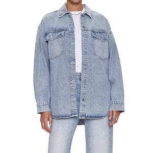 Veste Denim Lavée Style Américain Vintage High Street à la Mode pour Hommes Toute Saison Décontracté Haut Bouton Décoration pour Hommes Femmes Hiver - Product Image 1
