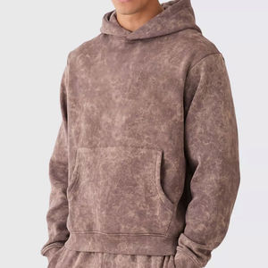 Conjunto Deportivo de Dos Piezas para Hombre, 100% Algodón, Felpa, Personalizable, Secado Rápido, Tallas Grandes, para Gimnasio, Fitness, Invierno - Product Image 3