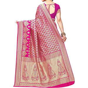 Saree pour femmes hautement recommandé respirant confort matériau doux beauté tranquille pour les occasions de fête - Product Image 2