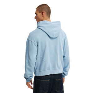 Sudadera con Capucha de Alta Calidad, 300gsm, 100% Algodón, con Cierre, para Hombre, Tejido de Felpa, Hombros Caídos, Talla Grande, Sin Cordones, para Invierno - Product Image 4