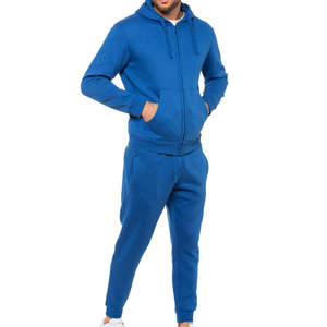 Conjunto Deportivo de Alta Calidad 100% Algodón para Hombre, Sudadera con Capucha y Cremallera y Pantalones Deportivos, Ropa de Entrenamiento Informal, Conjunto Deportivo Masculino - Product Image 3