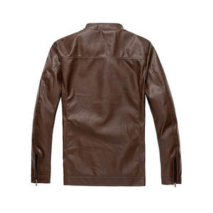 แจ็กเก็ตหนังแท้สำหรับผู้ชายเสื้อแจ็คเก็ตหนังแท้ดีไซน์แบบใส่ได้ทั้งชายและหญิงสินค้ามา2025 - Product Image 2