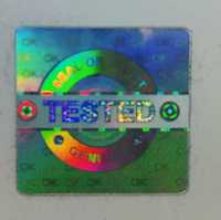Étiquettes adhésives holographiques de sécurité haute visibilité Digitech, série P4, détection d'image, emballage, usage professionnel
