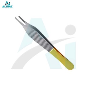 คีมผ่าตัดอัลมัคต่ำแอดสันเครื่องมือผ่าตัดทำจากสเตนเลสสตีลสำหรับการจับเนื้อเยื่อที่แม่นยำในการผ่าตัดทางการแพทย์ - Product Image 2