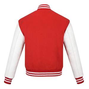 แจ็กเก็ตทีมโรงเรียนปักลายสำหรับผู้ชายแจ็กเก็ตเบสบอลแบบโอเวอร์ไซส์ผลิตตามสั่ง2024 - Product Image 3