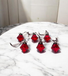 Boule de Noël en verre VIXM-50315 moderne 1 Inc/ornement/suspendu disponible en rouge vin émeraude or argent clair - Product Image 3