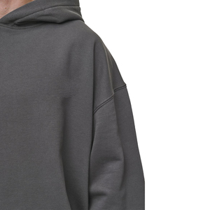 Sweat-shirts à capuche unisexes surdimensionnés en polaire pour homme, de haute qualité, avec logo personnalisé brodé, écologiques, en coton lourd 100% - Product Image 4