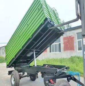 Remolque de Eje Doble con Volquete de 14/20 Pies para Transporte de Materiales Pesados - Product Image 1