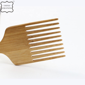 Peine para Barba de madera de bambú ecológico hecho a mano personalizado peine natural no estático para uso doméstico - Product Image 4