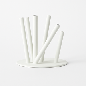 Vase à fleurs en métal à double tige de luxe, fait à la main, moderne, pour table, porte-fleurs, cadeau de mariage, décoration d'événement, centre de table, vente en gros d'usine - Product Image 5