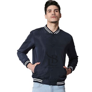 Chaqueta universitaria con cuello levantado y bordado de chenilla de lana personalizada para hombre, estilo callejero, Vintage Letterman OEM ODM, novedad de 2025 - Product Image 5