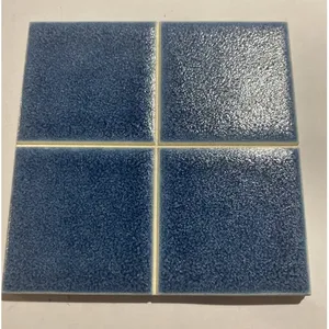 American Olean 4-1/4 \ "Bleu Cobalt Céramique Vintage Carreau 1 Pc. Pierre frittée cristalline - Product Image 1