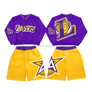 Conjunto Casual de Verano para Hombre, Color Sólido, Tejido de Punto, Manga Corta y Pantalones Cortos, Ligero, Cintura Elástica, Tallas Grandes - Product Image 1