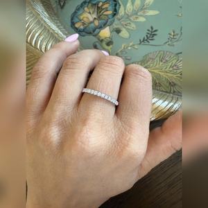 Wholesale price 1.00 Carat VVS2 Round Cut Diamond Eternity Wedding Band Manufacturer Supplier in <b>cheap</b> - Product Image 6