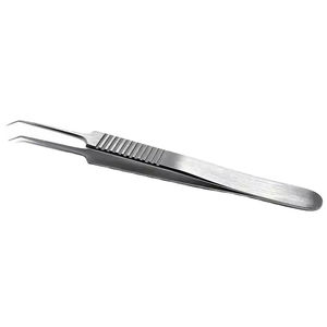 Pince à épiler bijoutier bijoux Micro pince de précision angulaire incurvée Micro dissection horloger pince séparateur - Product Image 2