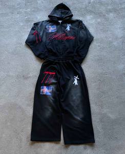 ชุดวอร์มกีฬาฤดูหนาวแบบยูนิเซ็กซ์ พิมพ์โลโก้ได้ ผลิตจากผ้าฝ้าย 100% เป็นมิตรกับสิ่งแวดล้อม คุณภาพสูง - Product Image 1