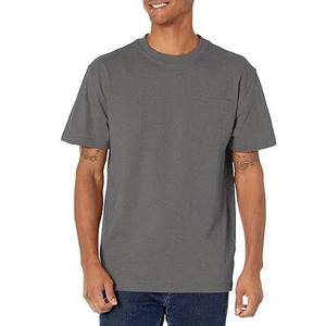 Camisetas de Hombre, Tallas Grandes, Estilo Urbano, Algodón Transpirable, Ropa de Verano Informal, Cuello Redondo con Bolsillo, Camisetas de Hombre - Product Image 4