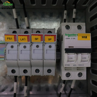 Ensemble complet de panneaux électriques triphasés en acier inoxydable, armoire de commande de vanne solénoïde à 4 circuits pour station d'épuration
