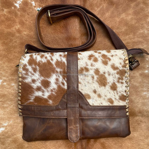 กระเป๋าสะพายคาดลำตัวหนังวัวฟอก2024ใหม่สำหรับผู้หญิงกระเป๋าถือหนังแท้ตะวันตกคุณภาพสูง - Product Image 3