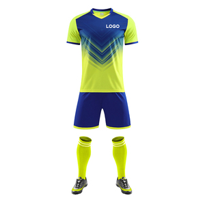 Uniformes sublimés en direct d'usine avec logo et numéros, maillots de football personnalisés pour hommes et jeunes - Product Image 1