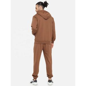 Conjunto de chándal de Jogger ajustado para hombre unisex, Sudadera con capucha y cremallera con logotipo personalizado para primavera - Product Image 3