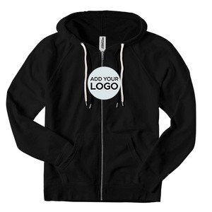 Sudadera con Capucha Next Level Apparel, de Forro Polar, Manga Larga, Ligera, Deportiva, para Hombre, con Bolsillos y Cremallera - Product Image 1