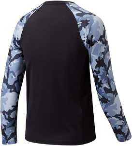 Chemise de pêche SPF UV pour athlétique course à pied natation RTS vêtements de sport hommes UPF 50 + chemises à capuche Rash Guard Protection solaire à manches longues - Product Image 5
