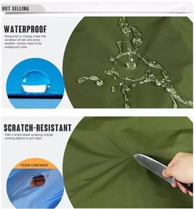 Outdoor Three-Layer Rainproof Windbreaker <b>Jacket</b> High Performance with Hood Fully Seam Taped Seamless Design XS Size - Product Image 2