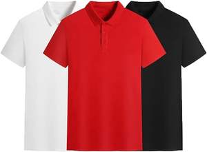 Haute qualité hommes à manches courtes 100% coton Piqué tissus 180gsm OEM Bangladesh usine polos à la mode - Product Image 3