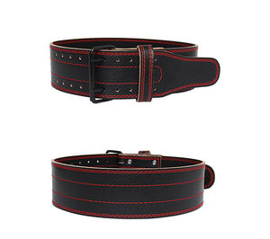 New Arrival Cowhide <b>Weight</b> <b>Lifting</b> Belts Best Quality Custom Logo Printed Fitness Training Safety Powerlifting <b>Equipment</b> - Product Image 2