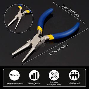Professional Jewelry Making Chain <b>Nose</b> Plier Grip <b>Long</b> Handle Straight Chain Plier Jewelry <b>Nose</b> Pliers - Product Image 5